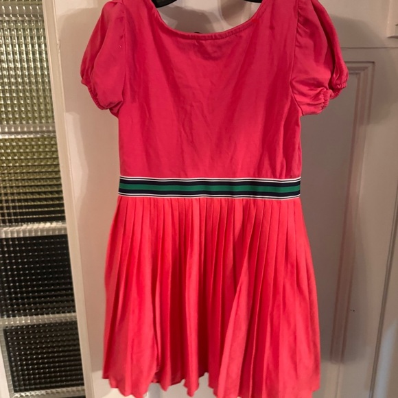 Polo Ralph Lauren Dress Main Street Pink Size 6X Pleated Lined - Picture 2 of 9